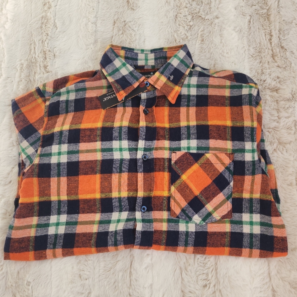 Tailor Vintage Multicolor Plaid Button Down Shirt - Picture 12 of 12